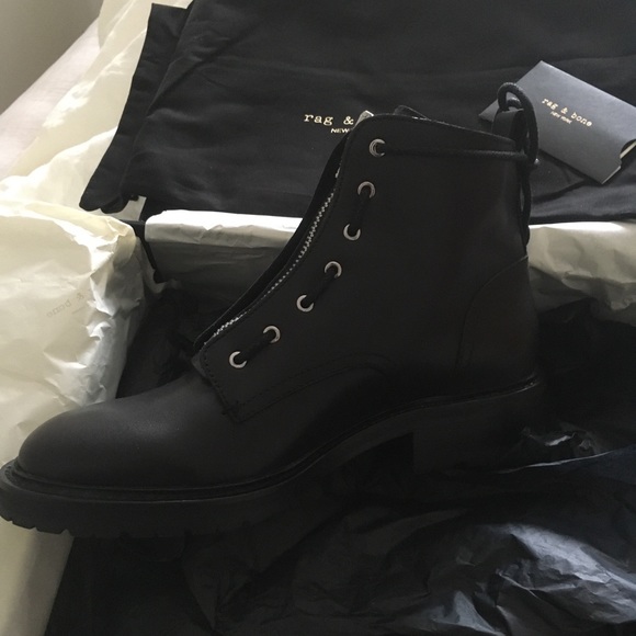 Rag & Bone Black cannon boots - Picture 8 of 8